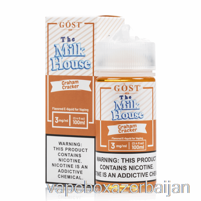 Vape Box Azerbaijan Graham Cracker - The Milk House - GOST Vapor - 100mL 6mg